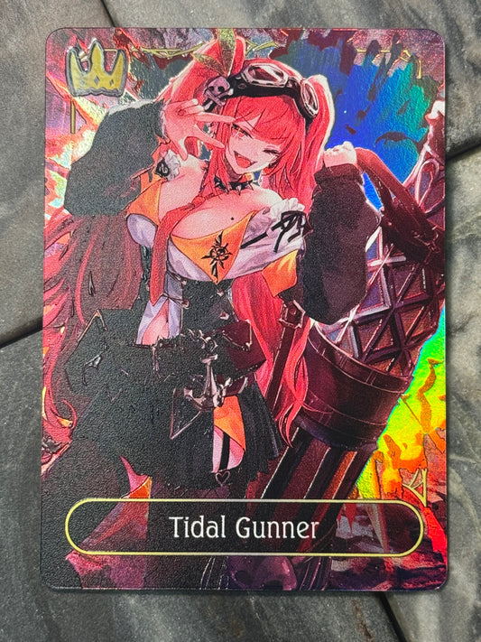 Shadowverse Full Art Textured Holographic Swordcraft Tidal Gunner Leader Card