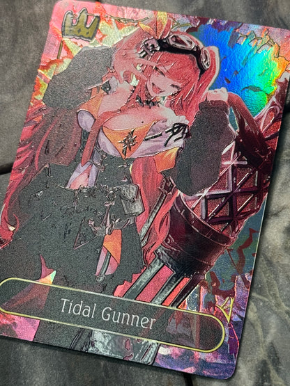 Shadowverse Full Art Textured Holographic Swordcraft Tidal Gunner Leader Card