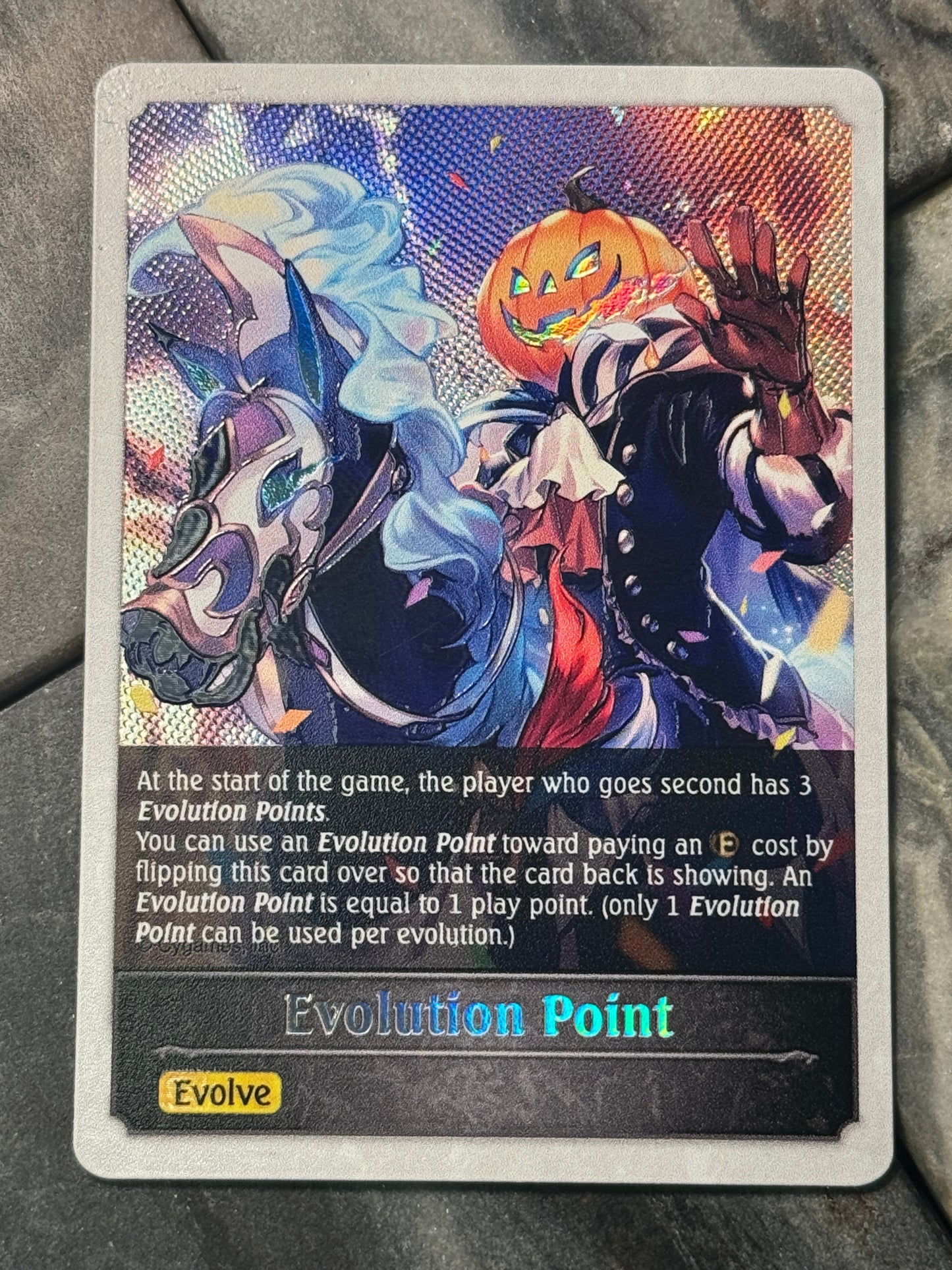 Shadowverse : Full Art Textured Holographic Trick Dullahan Point Token