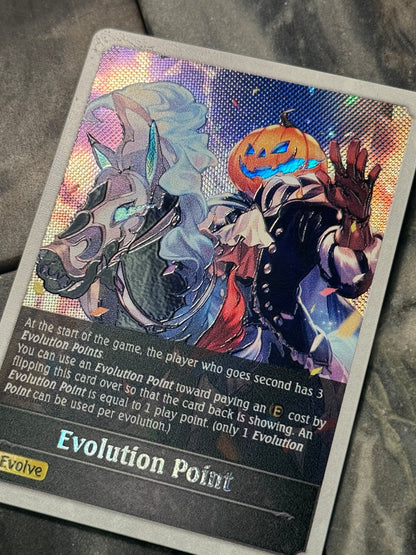 Shadowverse : Full Art Textured Holographic Trick Dullahan Point Token