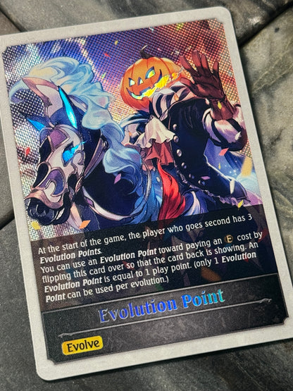 Shadowverse : Full Art Textured Holographic Trick Dullahan Point Token