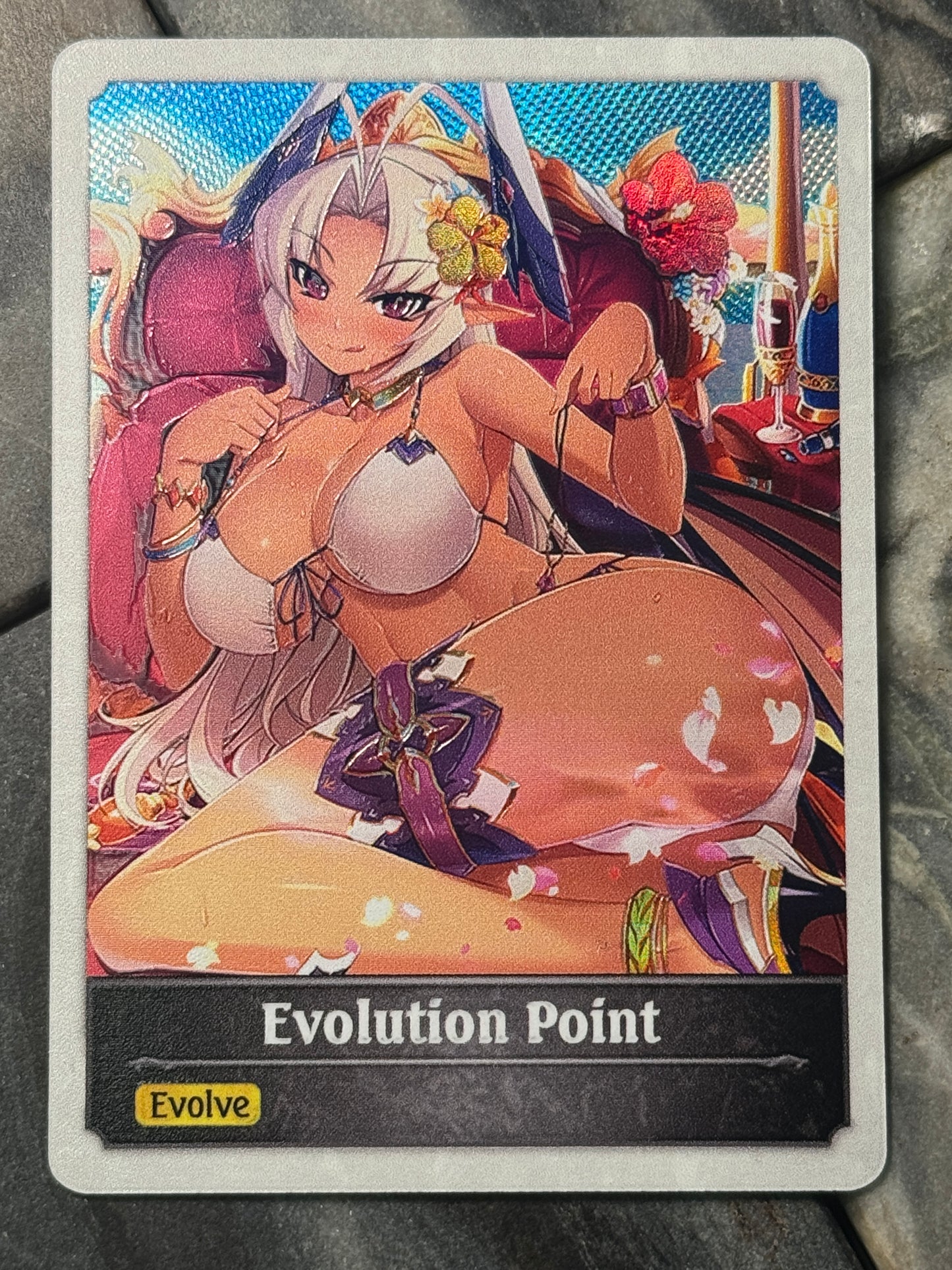 Shadowverse : Full Art Textured Holographic Kamiyura Evo Point Token