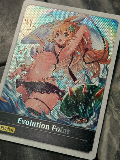 Shadowverse : Full Art Textured Holographic Coppelia Evo Point Token