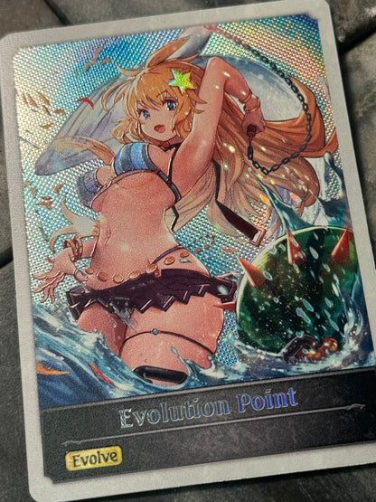 Shadowverse : Full Art Textured Holographic Coppelia Evo Point Token