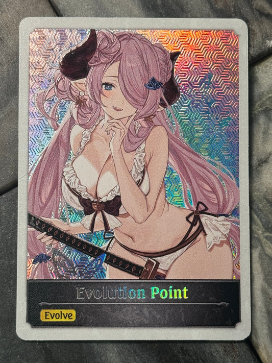 Shadowverse : Full Art Textured Holographic Narmaya Evo Point Token