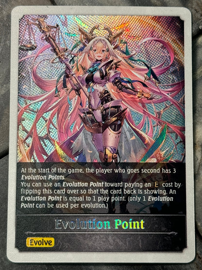 Shadowverse : Full Art Textured Holographic Limonia Evo Point Token