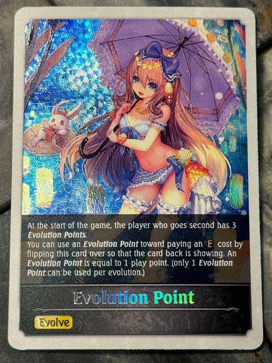 Shadowverse : Full Art Textured Holographic Seaside Memories Alice Evo Point Token