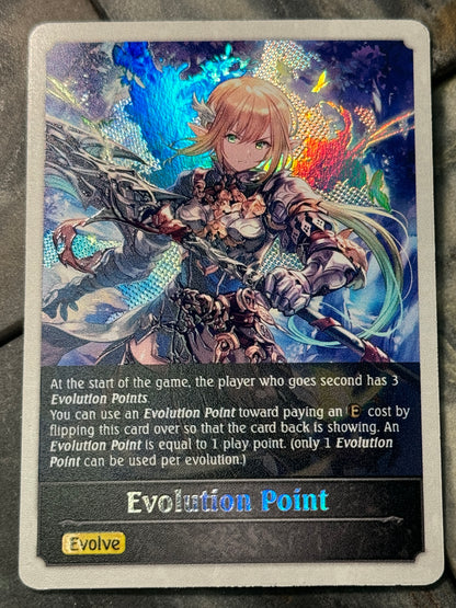 Shadowverse : Full Art Textured Holographic Cynthia Evo Point Token