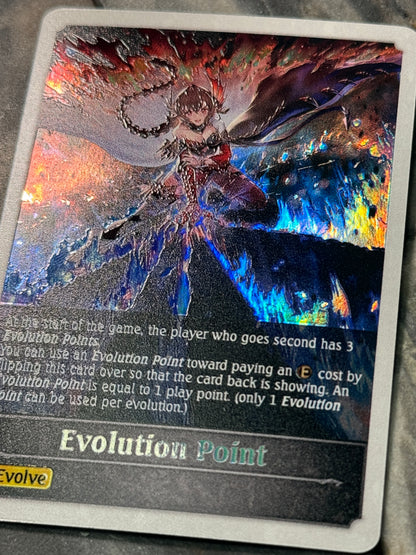 Shadowverse : Full Art Textured Holographic Galmieux Evo Point Token