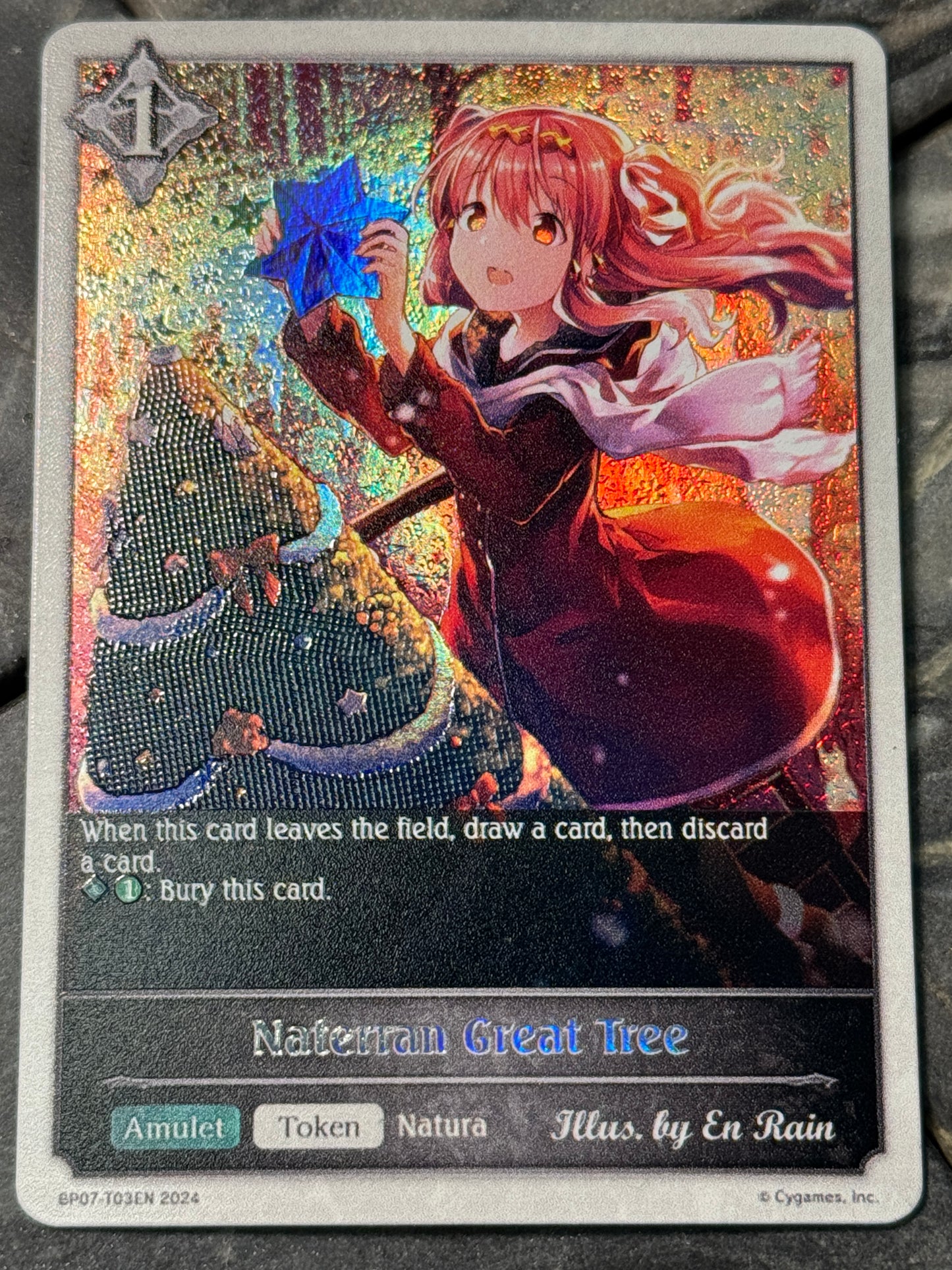 Shadowverse : Full Art Textured Holographic Christmas Lorena Naterran Great Christmas Tree