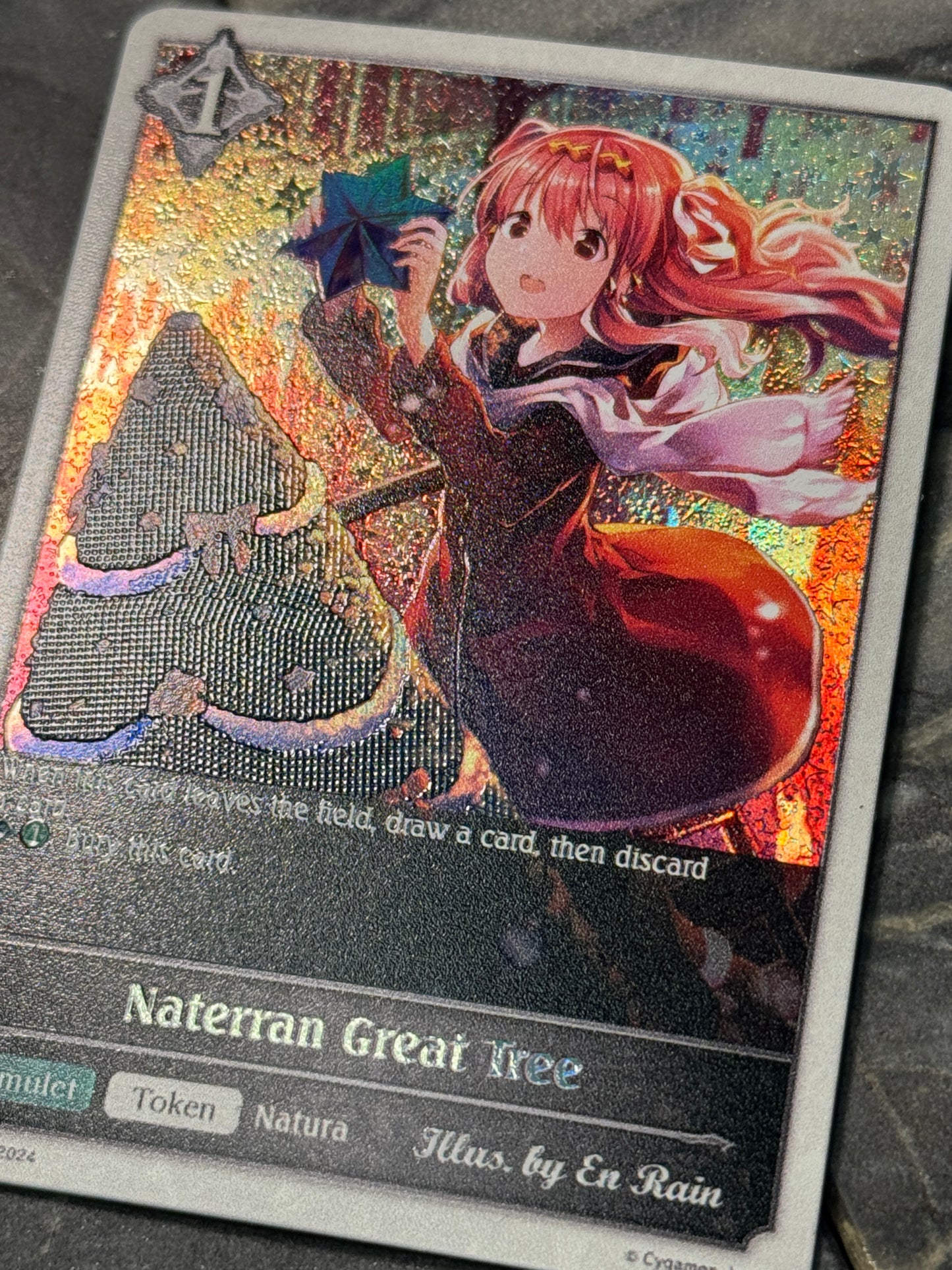 Shadowverse : Full Art Textured Holographic Christmas Lorena Naterran Great Christmas Tree