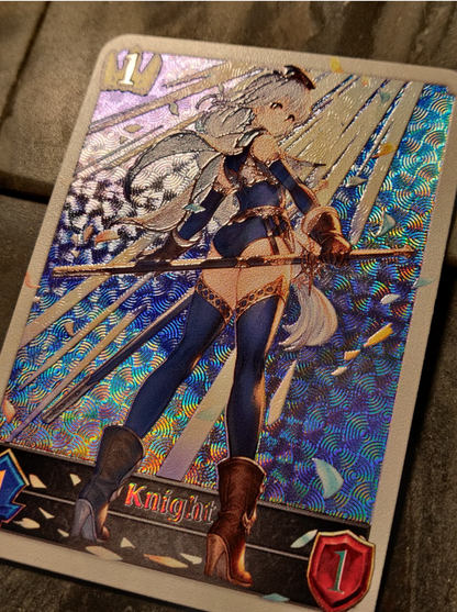 Shadowverse : Full Art Textured Holographic Amelia Knight Token